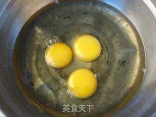 培根仙贝菠菜咸蛋糕的做法步骤:3