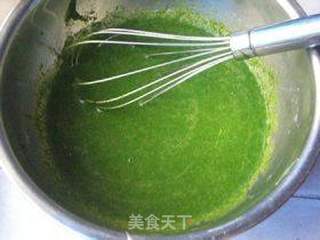 培根仙贝菠菜咸蛋糕的做法步骤:8
