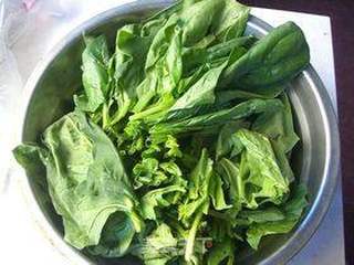 培根仙贝菠菜咸蛋糕的做法步骤:5