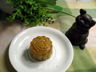广式豆沙月饼的做法步骤:18