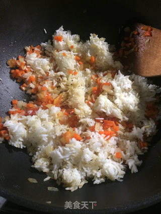 意式鲜虾香肠芝士焗饭(超详细步骤)的做法步骤:11