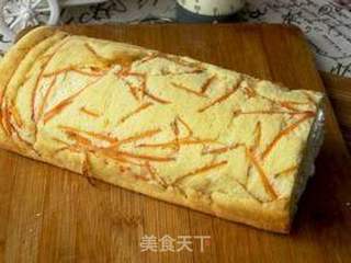 胡萝卜蛋糕卷的做法步骤:26