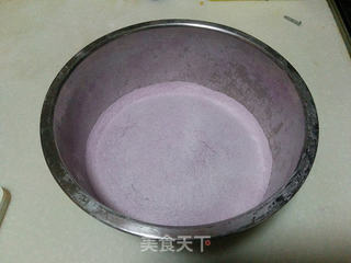 【紫薯蜜豆糯米糍】的做法步骤:2