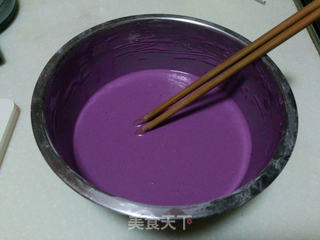 【紫薯蜜豆糯米糍】的做法步骤:6