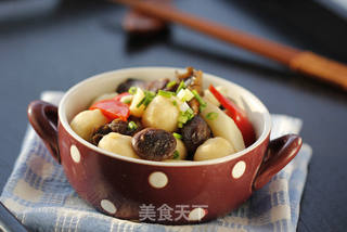 山药炖鱼丸的做法步骤:10
