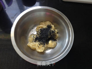 香蕉燕麦芝麻饼的做法步骤:3