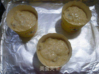 葡萄干燕麦片马芬的做法步骤:7