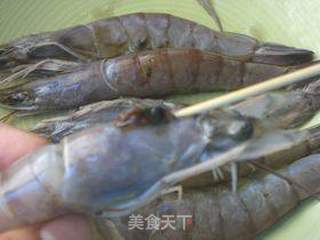 剁椒蒜蓉开背虾的做法步骤:3