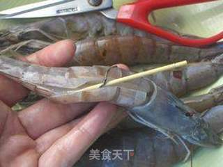 剁椒蒜蓉开背虾的做法步骤:4