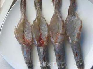 剁椒蒜蓉开背虾的做法步骤:6