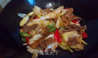 葱烧肚片的做法步骤:10