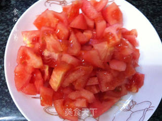 午餐肉番茄肉末羹的做法步骤:2