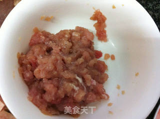 午餐肉番茄肉末羹的做法步骤:4