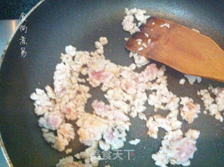 午餐肉番茄肉末羹的做法步骤:7