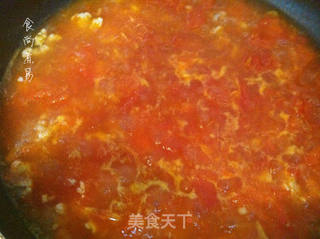 午餐肉番茄肉末羹的做法步骤:9
