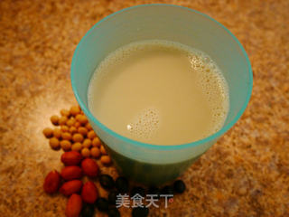 黄豆黑豆豆浆的做法步骤:6