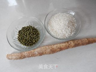 山药绿豆粥的做法步骤：1