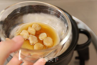 干贝栗子瘦肉粥佐香酥干贝丝的做法步骤:11