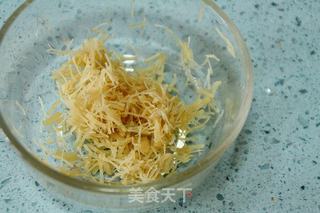 干贝栗子瘦肉粥佐香酥干贝丝的做法步骤:13
