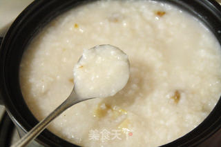 干贝栗子瘦肉粥佐香酥干贝丝的做法步骤:18
