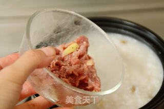 干贝栗子瘦肉粥佐香酥干贝丝的做法步骤:19