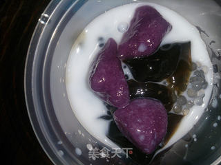 紫薯芋圆西米露的做法步骤:10