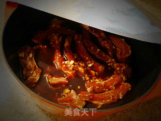 舔手指的蜜汁排骨(烤箱版)的做法步骤:6