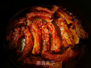 舔手指的蜜汁排骨(烤箱版)的做法步骤:7