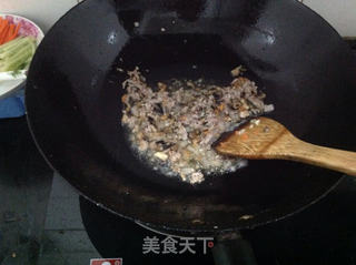 香菇牛肉豆豉酱的做法步骤:3