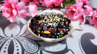 香菇牛肉豆豉酱的做法步骤:5