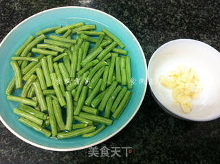 藕条炒豆角的做法步骤:3
