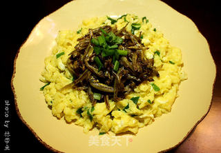 风味海蜒炒蛋的做法步骤:9