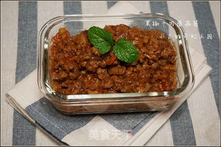 黑椒牛肉蘑菇酱的做法步骤:13
