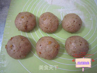 印花核桃面包的做法步骤:5