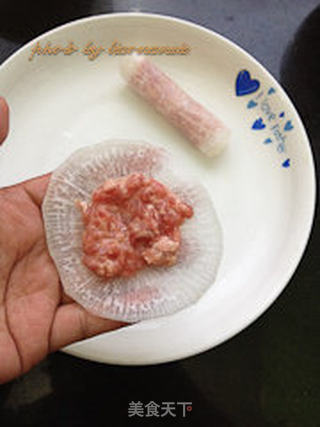 水晶牛肉卷的做法步骤:6
