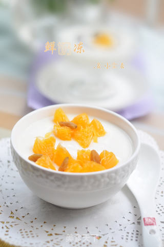 鲜奶冻的做法步骤:6