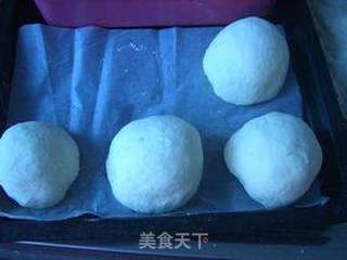 咸蛋黄豆沙夹心面包的做法步骤:12