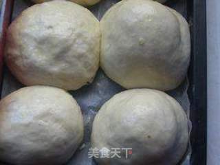 咸蛋黄豆沙夹心面包的做法步骤:13