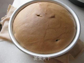 蜜红豆戚风蛋糕的做法步骤:14