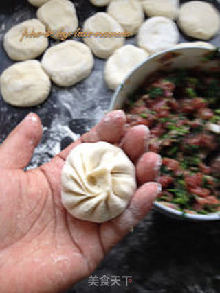 牛肉生煎包的做法步骤:9