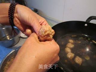 做弹牙的猪肉丸的做法步骤:16