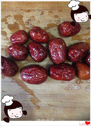 仙草阁私房菜(甜品水果)--糯米戏红枣的做法步骤:4