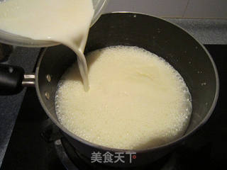 凝雪一般--椰香奶冻糕的做法步骤:5