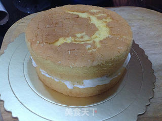 椰蓉奶油兔子生日蛋糕的做法步骤:6