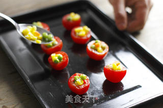 #创意料理# 番茄盅的做法步骤:2