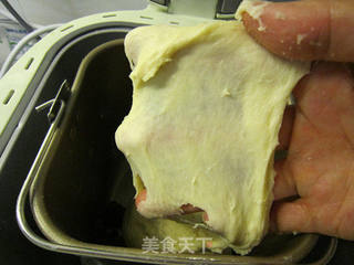 蔓越莓葡萄干牛奶吐司的做法步骤:5