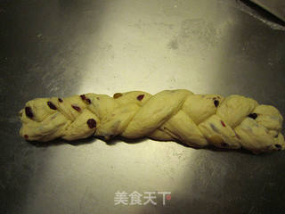 蔓越莓葡萄干牛奶吐司的做法步骤:17