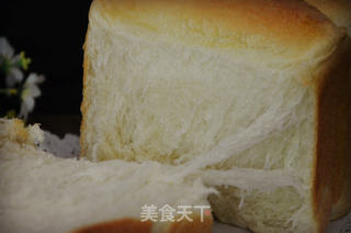 面包机版奶香吐司的做法步骤:10