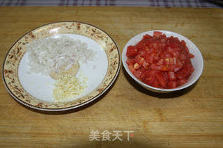 番茄培根披萨的做法步骤:2