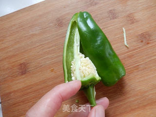 青辣椒炒鸡蛋的做法步骤:3
